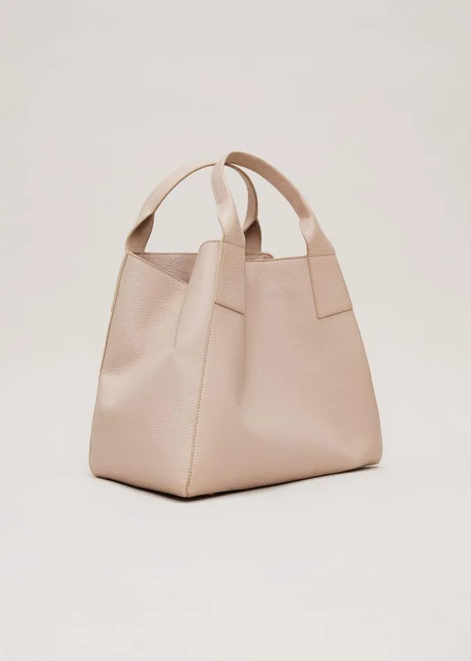 Large Leather Tote Bag Neutral Women Phase Eight Bags and Clutches