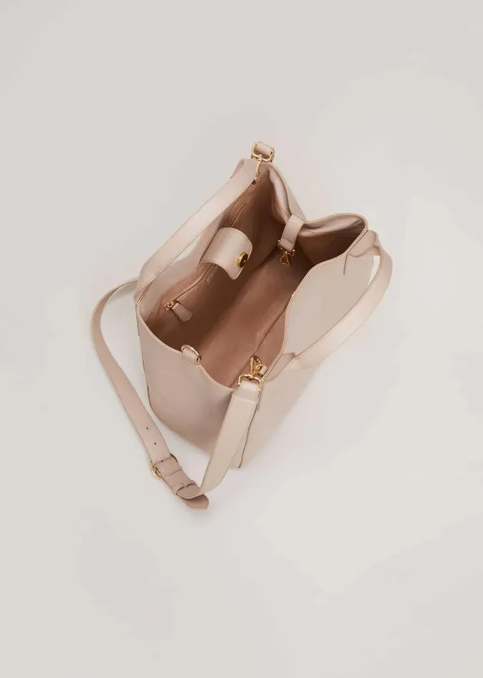 Large Leather Tote Bag Neutral Women Phase Eight Bags and Clutches