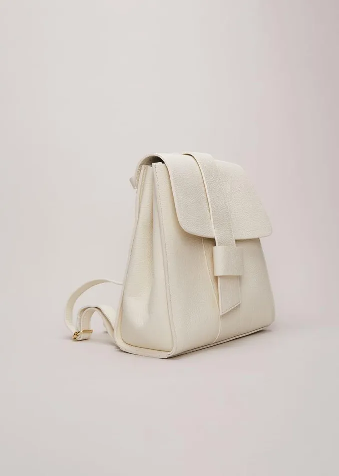Leather Backpack Ivory Women Phase Eight Bags and Clutches