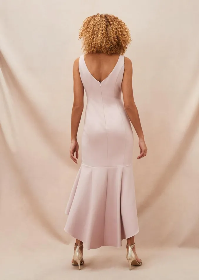 Leela Fitted Maxi Dress Antique Rose Women Phase Eight Dresses