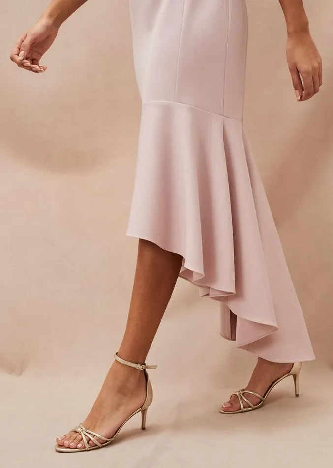 Leela Fitted Maxi Dress Antique Rose Women Phase Eight Dresses
