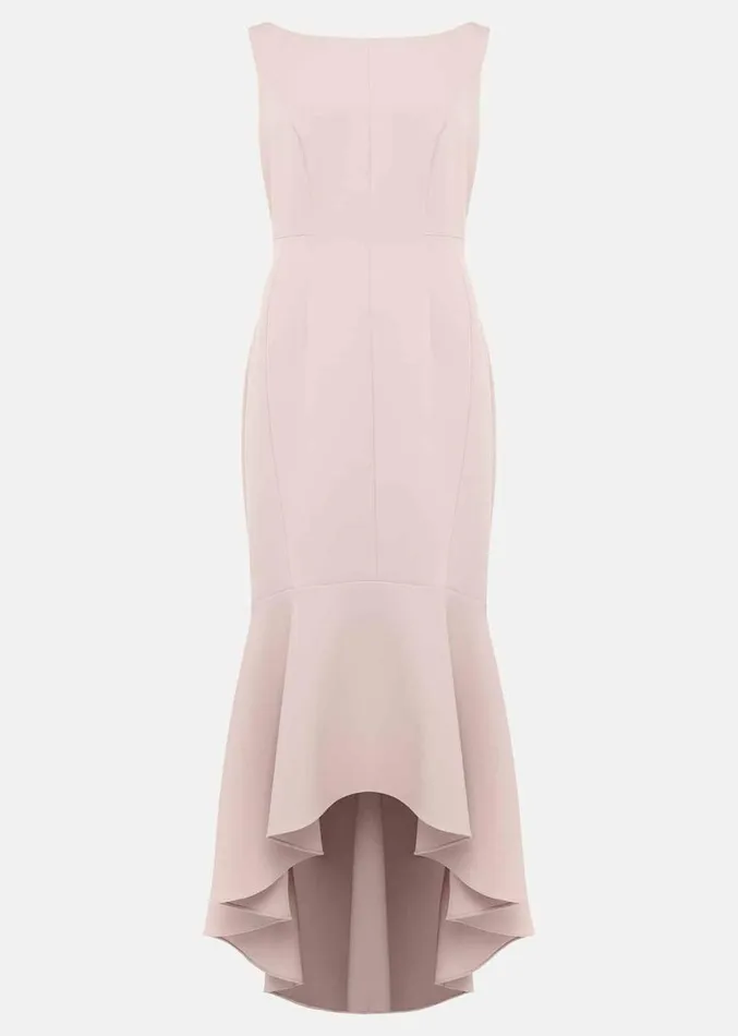 Leela Fitted Maxi Dress Antique Rose Women Phase Eight Dresses