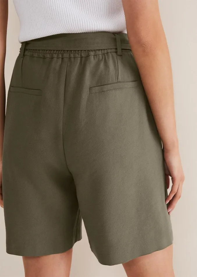 Leonar CoOrd Short Khaki Women Phase Eight Trousers