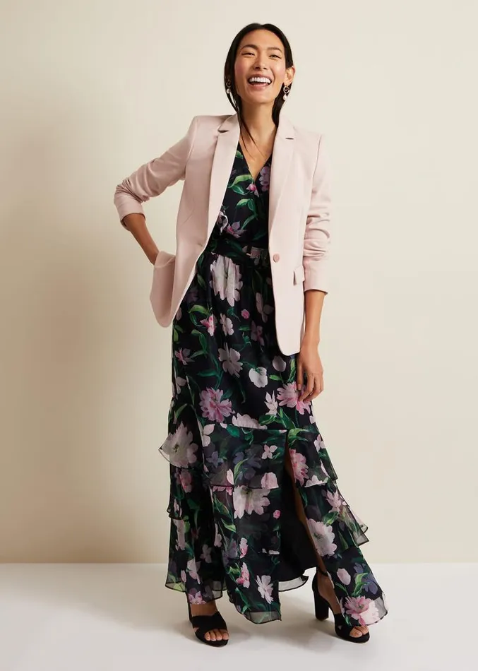 Leonie Floral Maxi Dress Multicoloured Women Phase Eight Dresses