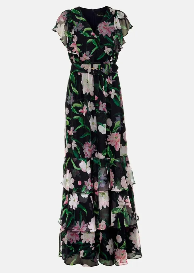 Leonie Floral Maxi Dress Multicoloured Women Phase Eight Dresses