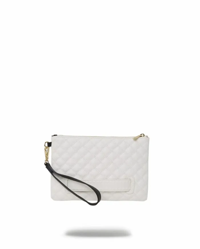 LEVELED UP SPLIT QUILT SHARK CROSSOVER CLUTCH Bags SPRAYGROUND