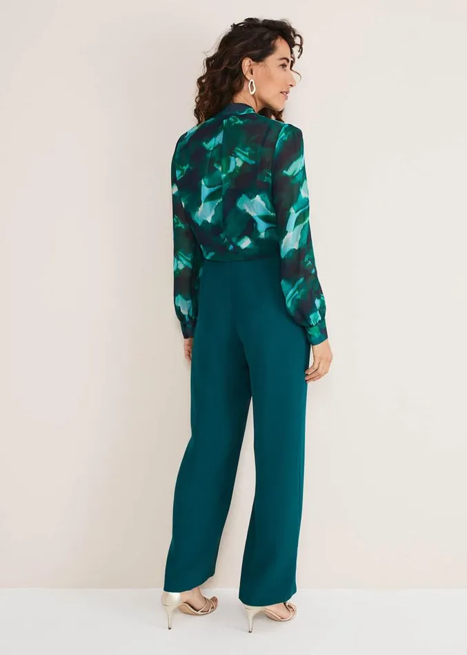 Lexi Print Jumpsuit Multicoloured Women Phase Eight Dresses