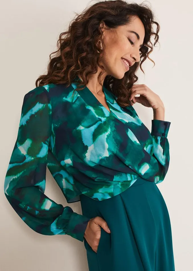 Lexi Print Jumpsuit Multicoloured Women Phase Eight Dresses