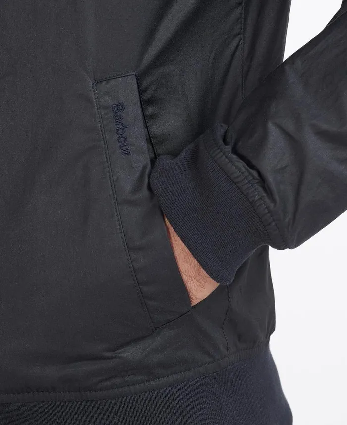 Lightweight Royston Waxed Jacket Black Men Barbour Waxed Jackets