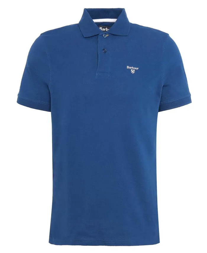Lightweight Sports Polo Shirt Racing Green Men Barbour Polo Shirts
