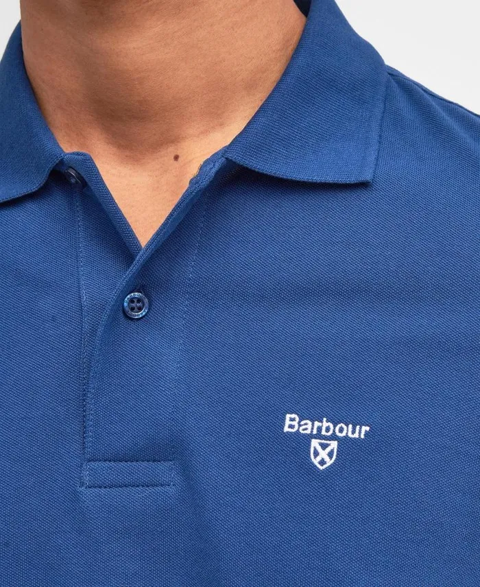 Lightweight Sports Polo Shirt Racing Green Men Barbour Polo Shirts