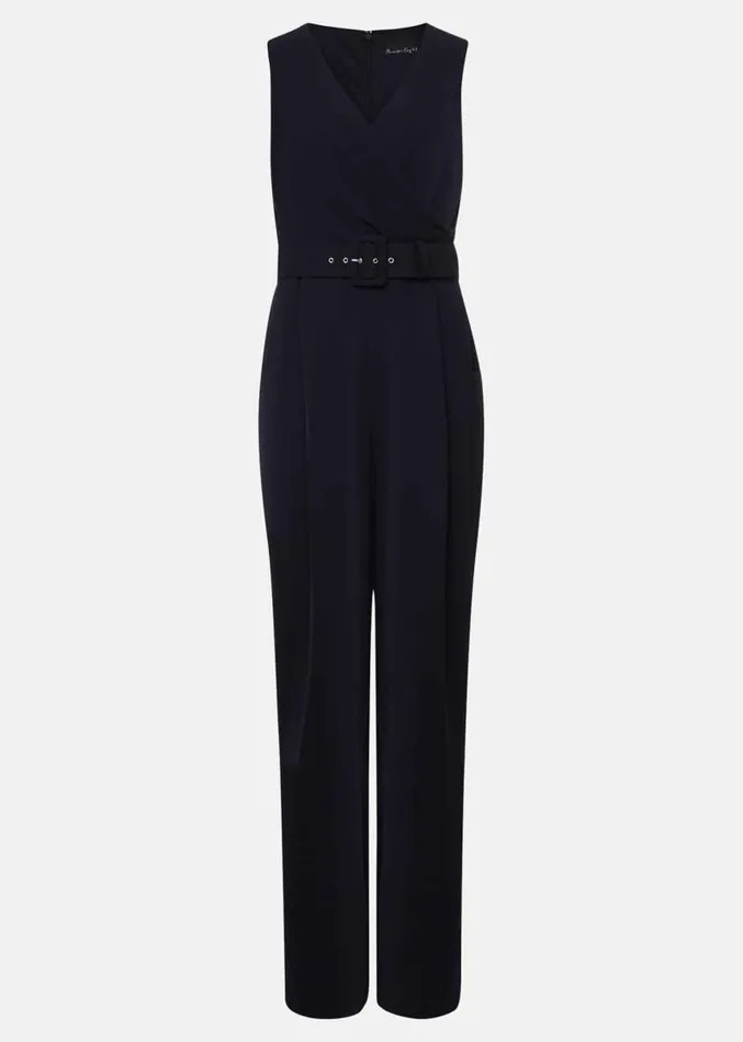 Lissia Navy Wide Leg Jumpsuit Navy Women Phase Eight Dresses