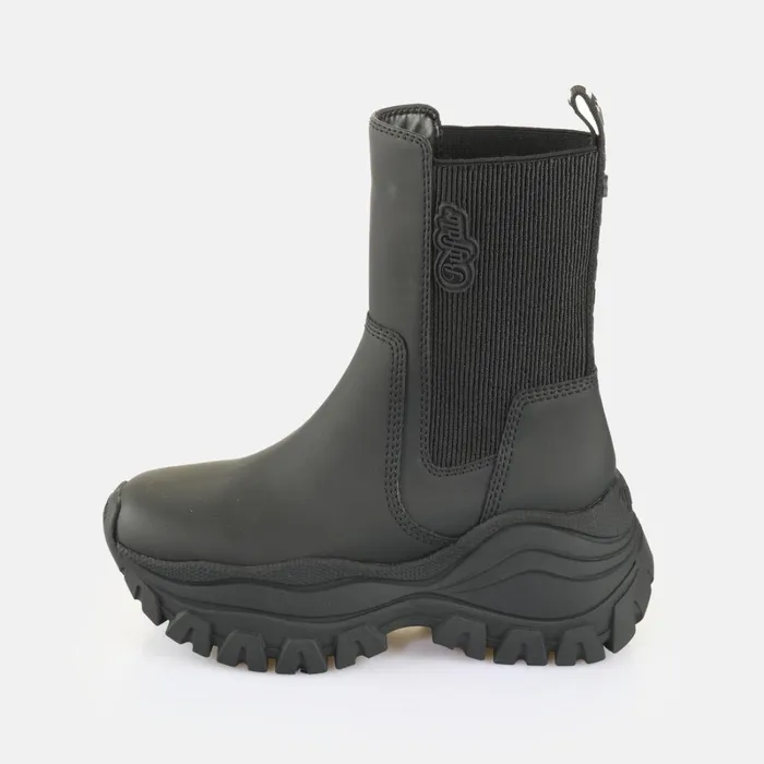 Lola Chelsea Black Buffalo Boots and AnkleBoots