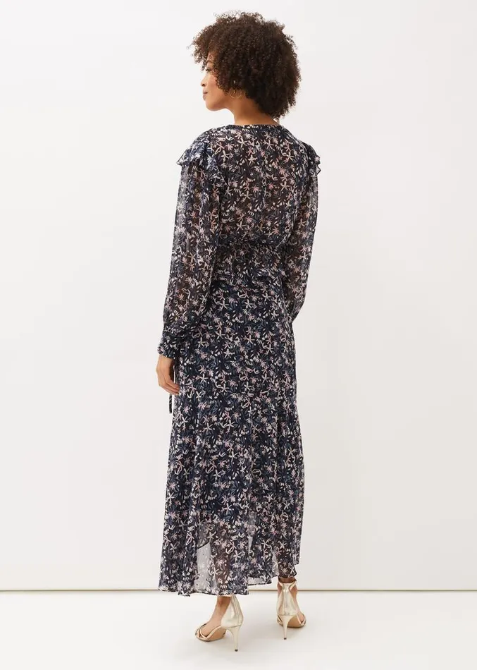 Lola Floral CoOrd Maxi Skirt Navypink Women Phase Eight Skirts