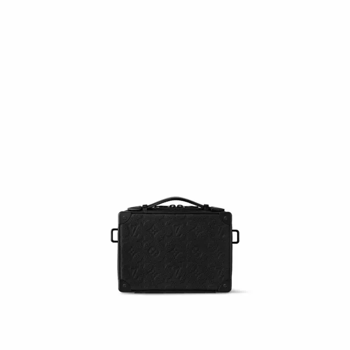 Louis Vuitton Bags Louis Vuitton M59163 Handle Soft Trunk Black Monogram 8211 Louis Vuitton Handbag Store 8211 Men