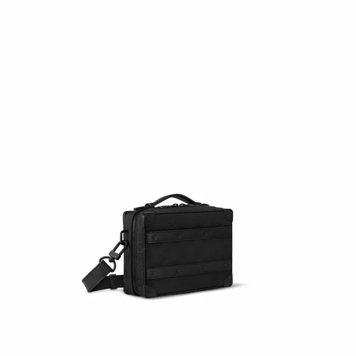 Louis Vuitton Bags Louis Vuitton M59163 Handle Soft Trunk Black Monogram 8211 Louis Vuitton Handbag Store 8211 Men