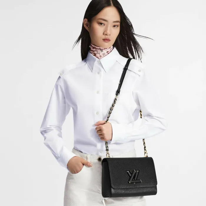 Louis Vuitton Twist Bag Louis Vuitton Black M21117 Twist MM 8211 Louis Vuitton Handbag Store 8211 Women