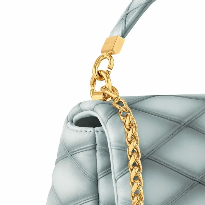 Louis Vuitton Twist Bag Louis Vuitton M24186 GO14 MM Ecume Gray 8211 Louis Vuitton Handbag Store 8211 Women