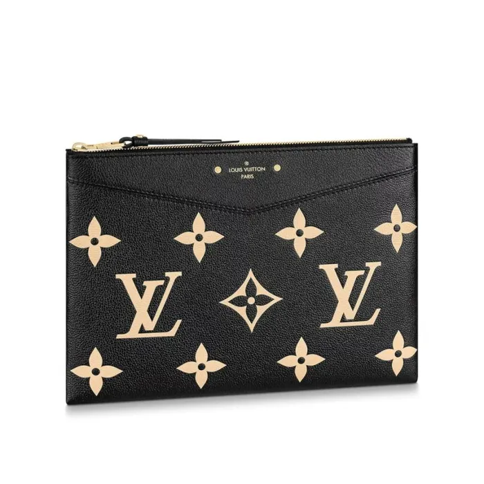 Louis Vuitton Wallets Louis Vuitton Bicolor Monogram Empreinte Leather M81292 Daily Pouch 8211 Louis Vuitton Handbag Store 8211 Women