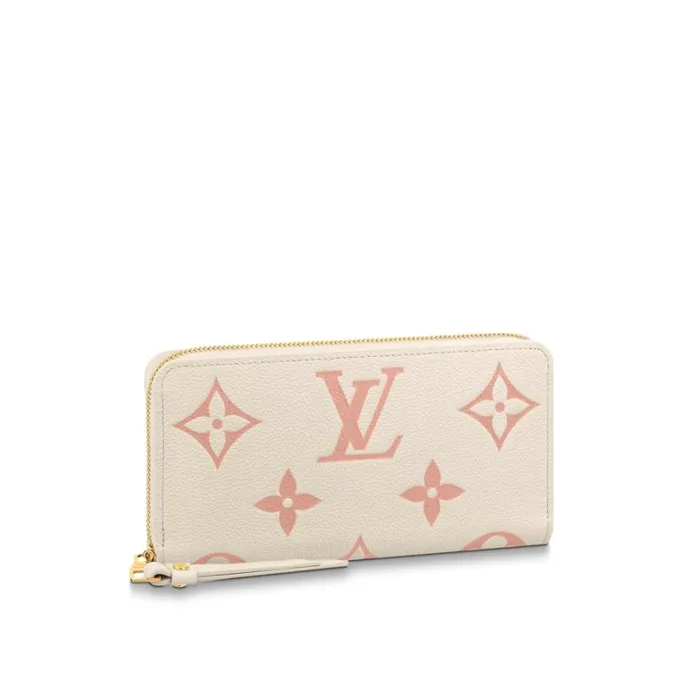 Louis Vuitton Wallets Louis Vuitton Crme Rose Trianon M81914 Zippy Wallet 8211 Louis Vuitton Handbag Store 8211 Women