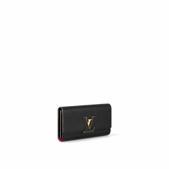 Louis Vuitton Wallets Louis Vuitton M61248 Capucines Wallet Black 8211 Louis Vuitton Handbag Store 8211 Women