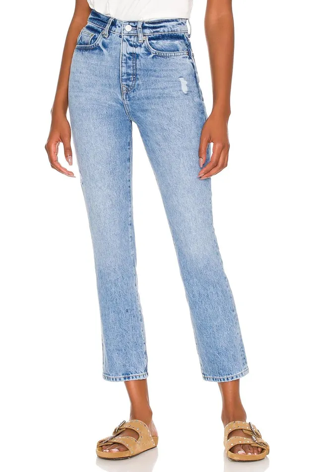 Lovers and Friends Denim Women Reece High Rise Slim Straight Harland