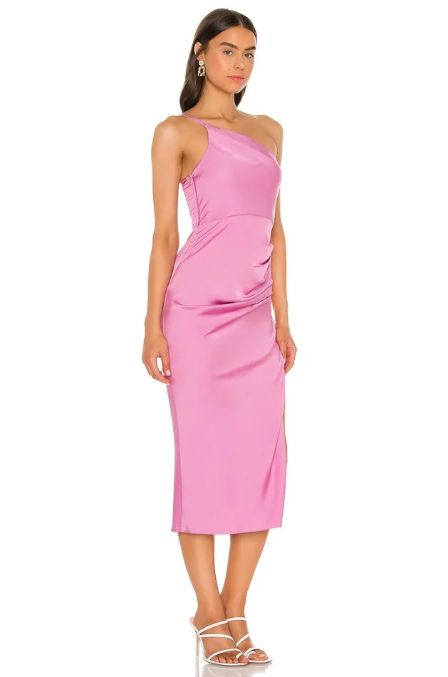Lovers and Friends Dresses Women Amina Midi Dress Pink Lovers and Friends Dresses Women Amina Midi Dress Pink