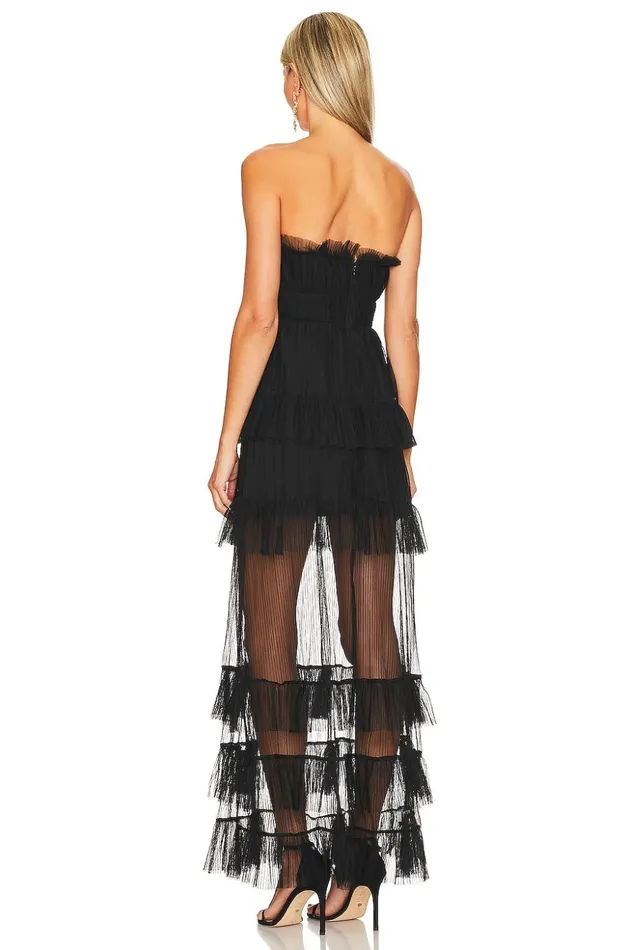 Lovers and Friends Dresses Women Barlow Gown Black Lovers and Friends Dresses Women Barlow Gown Black
