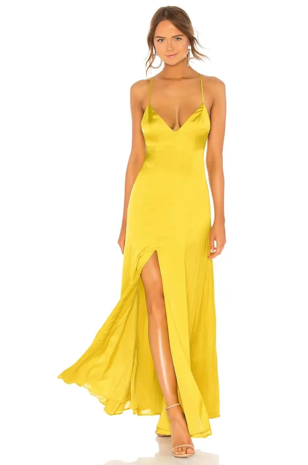 Lovers and Friends Dresses Women Bermuda Dress Chartreuse Green
