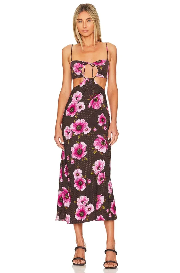 Lovers and Friends Dresses Women Camden Midi Dress Tessa Floral Multi