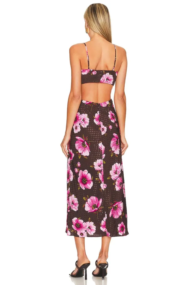Lovers and Friends Dresses Women Camden Midi Dress Tessa Floral Multi Lovers and Friends Dresses Women Camden Midi Dress Tessa Floral Multi