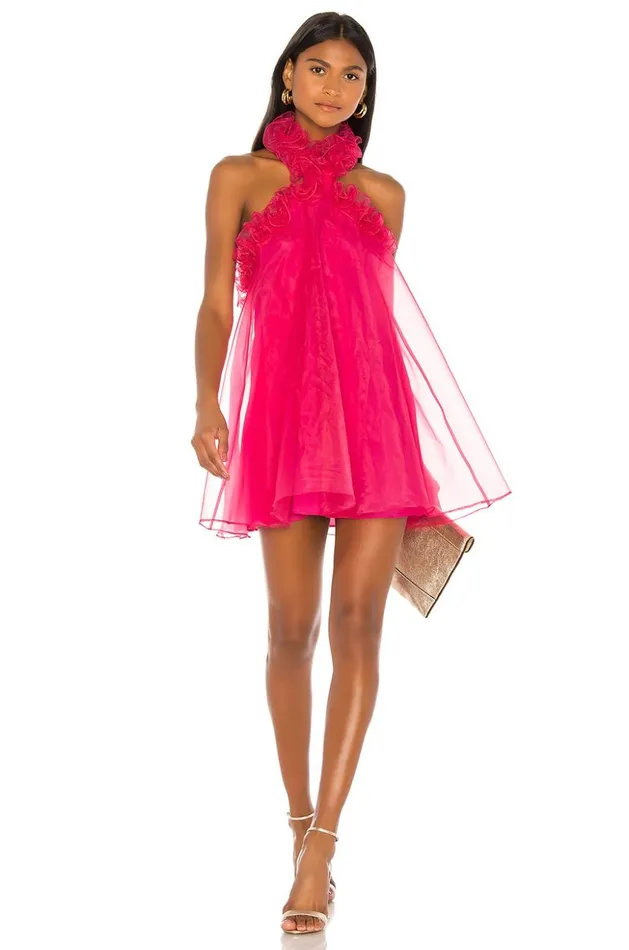 Lovers and Friends Dresses Women Capri Mini Dress Hot Pink Lovers and Friends Dresses Women Capri Mini Dress Hot Pink
