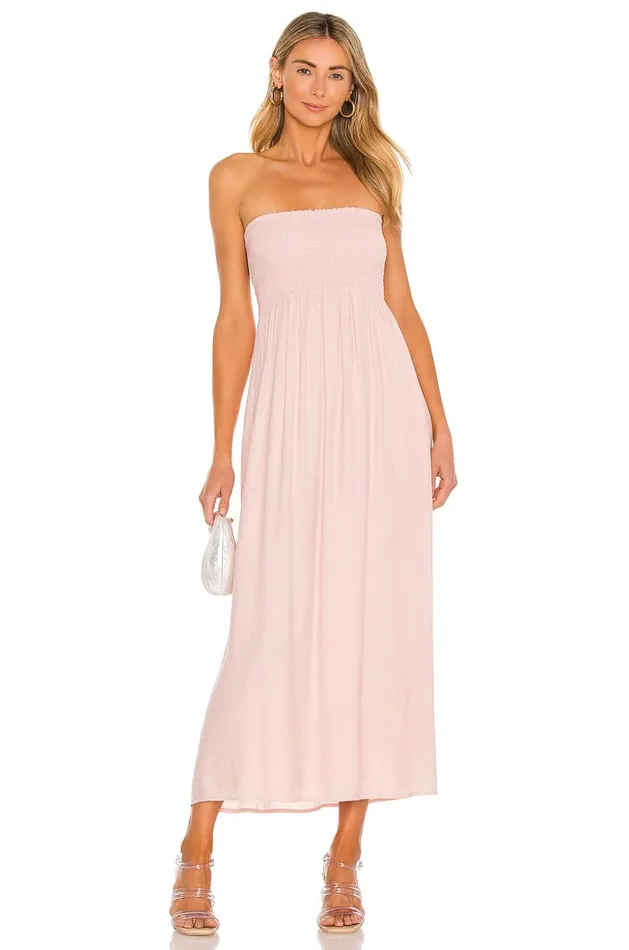 Lovers and Friends Dresses Women Fielle Midi Dress Baby Pink