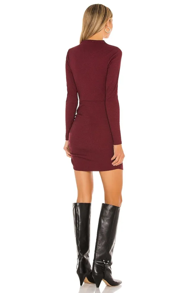Lovers and Friends Dresses Women Freja Mini Dress Burgundy Lovers and Friends Dresses Women Freja Mini Dress Burgundy