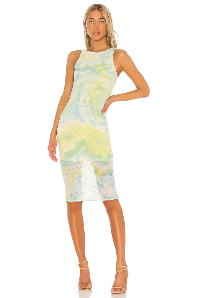 Lovers and Friends Dresses Women Harriet Midi Dress Tie Dye