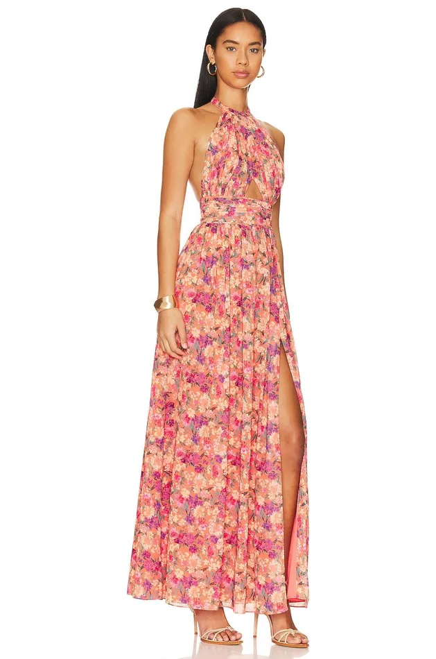 Lovers and Friends Dresses Women Hazel Gown Impressionist Floral Lovers and Friends Dresses Women Hazel Gown Impressionist Floral