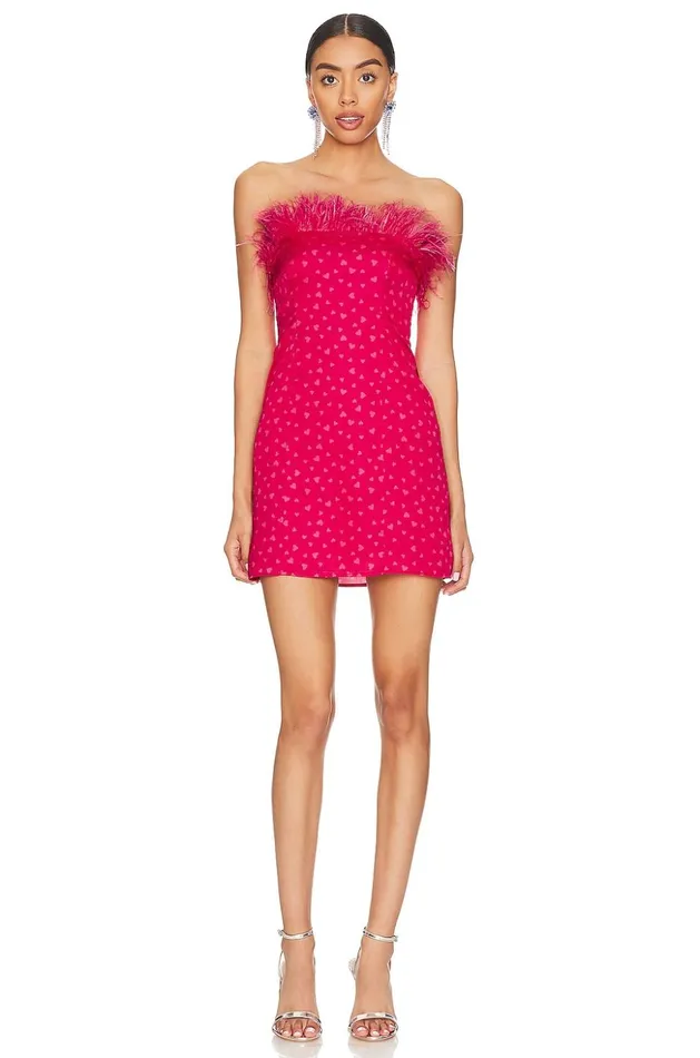 Lovers and Friends Dresses Women Maisey Mini Dress Lover Heart Abstract