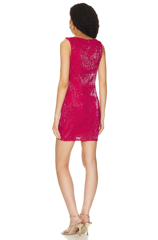 Lovers and Friends Dresses Women Selma Mini Dress Magenta Pink Lovers and Friends Dresses Women Selma Mini Dress Magenta Pink