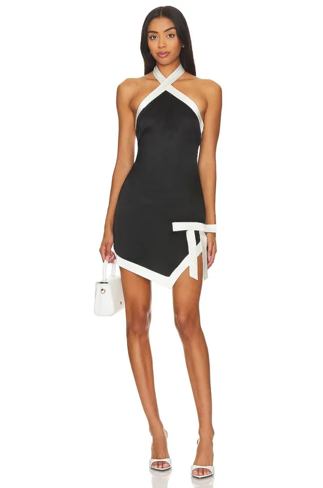 Lovers and Friends Dresses Women Shalia Mini Dress Black and White