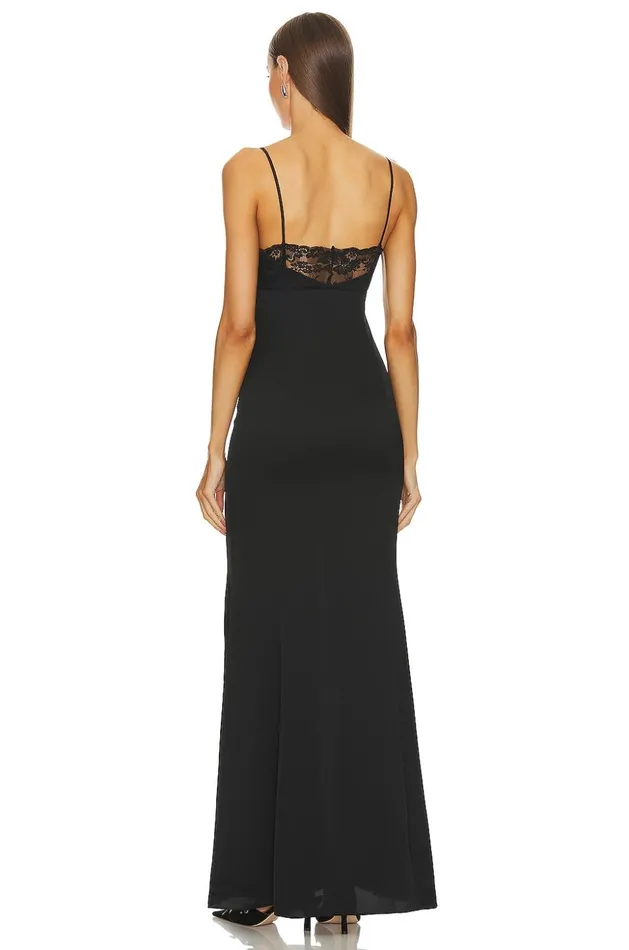 Lovers and Friends Dresses Women Shay Gown Black Lovers and Friends Dresses Women Shay Gown Black