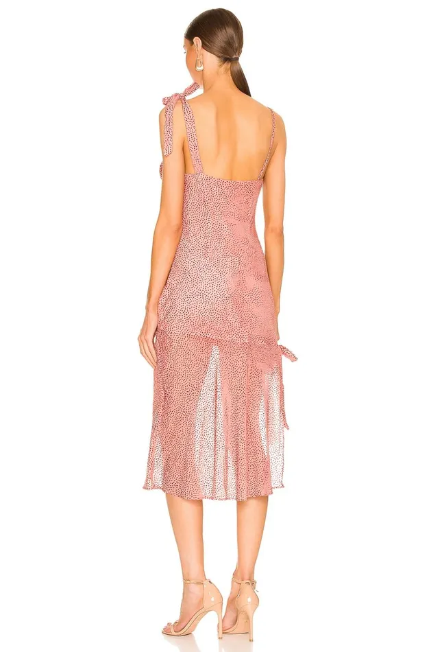 Lovers and Friends Dresses Women Sonora Midi Dress Rosey Pink Lovers and Friends Dresses Women Sonora Midi Dress Rosey Pink