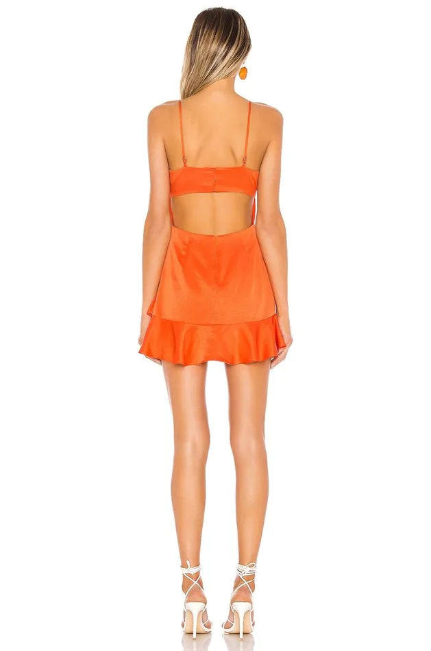 Lovers and Friends Dresses Women Sweetie Dress Bright Orange Lovers and Friends Dresses Women Sweetie Dress Bright Orange