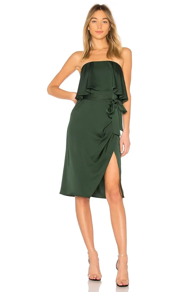 Lovers and Friends Dresses Women Violet Midi Emerald