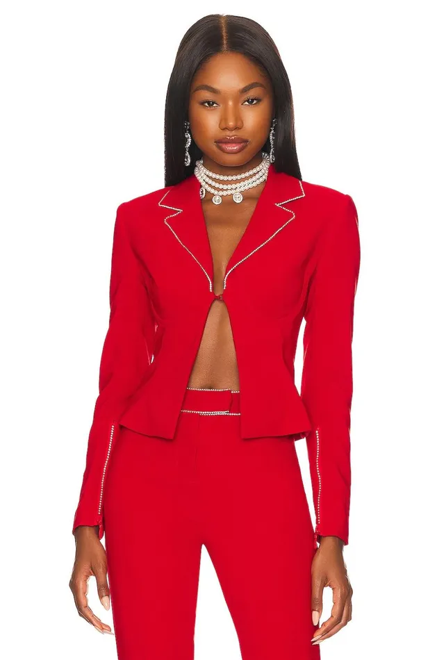 Lovers and Friends Jackets and Coats Women Catalina Micro Jacket Cherry Red