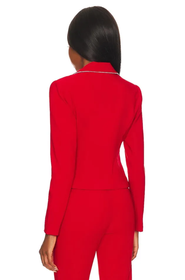 Lovers and Friends Jackets and Coats Women Catalina Micro Jacket Cherry Red Lovers and Friends Jackets and Coats Women Catalina Micro Jacket Cherry Red