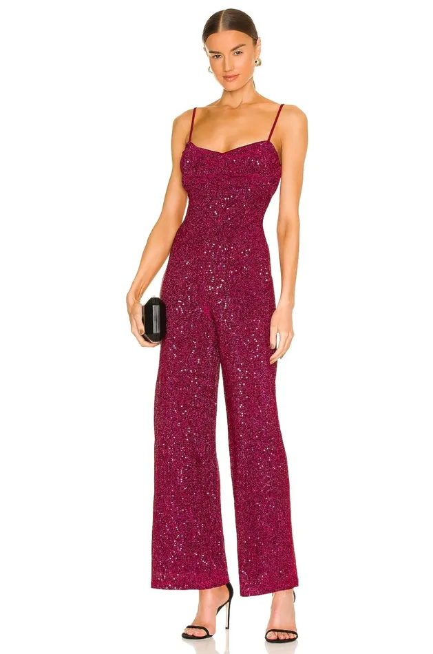 Lovers and Friends Jumpsuits Women Cindie Jumpsuit Maroon Red