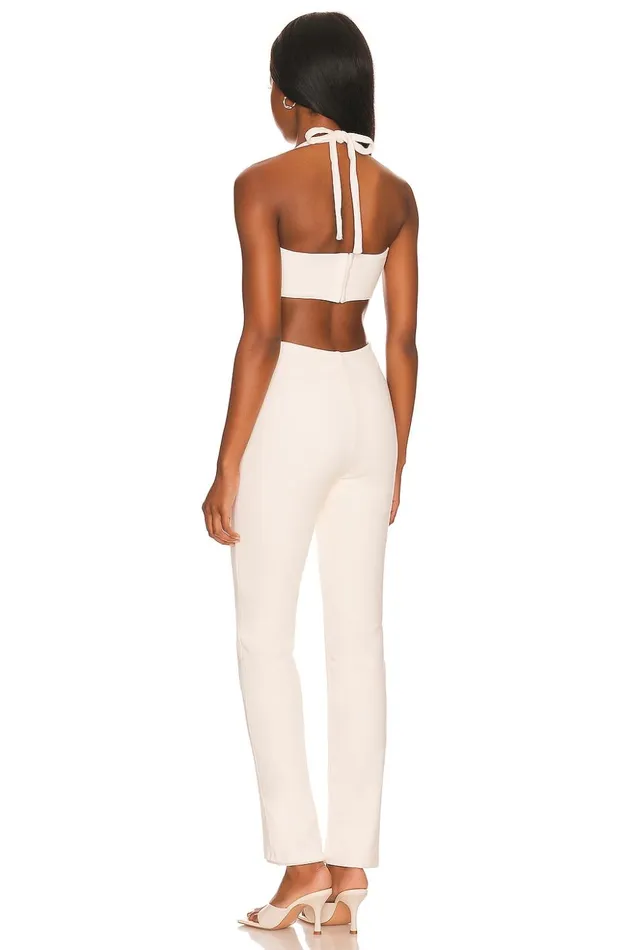 Lovers and Friends Jumpsuits Women Miranda Jumpsuit Ivory Lovers and Friends Jumpsuits Women Miranda Jumpsuit Ivory
