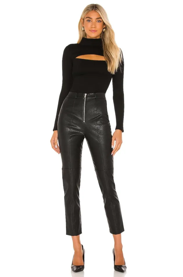 Lovers and Friends Pants Women Georgie Pant Black Lovers and Friends Pants Women Georgie Pant Black