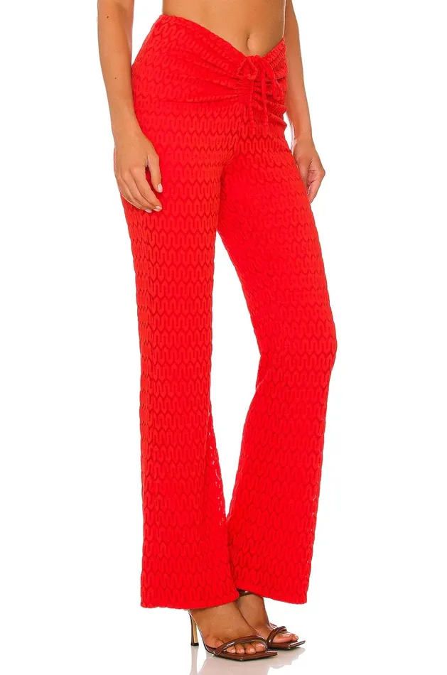 Lovers and Friends Pants Women Kenya Pant Red Lovers and Friends Pants Women Kenya Pant Red