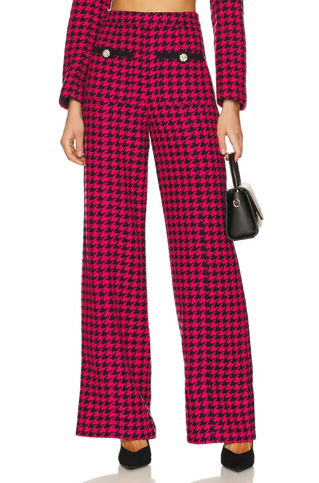 Lovers and Friends Pants Women Nadja Trouser Black and Pink